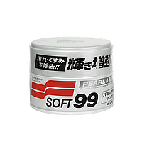 Очищающий воск для светлых автомобилей SOFT99 Pearl & Metallic Soft Wax 320 гр