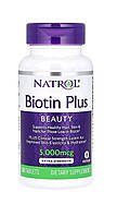 Biotin Plus, повышенная эффективность, 5000 мкг, 60 таблеток