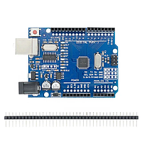 Arduino UNO R3, ATmega328P, CH340G, MicroUSB