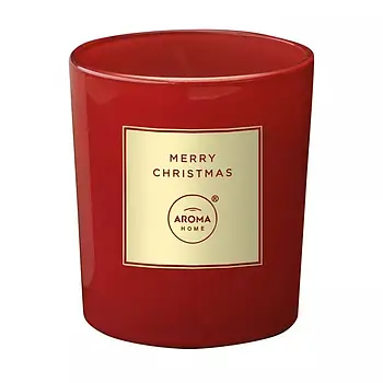 Ароматична свічка Aroma Home Merry Christmas - Яблуко і кориця, 140 г