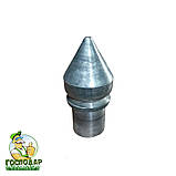 Потрійний гарний декоративний хрест з нержавіючої сталі з використанням труби діаметром 25 мм, №7, фото 3