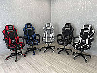Комп'ютерне крісло з тканини DEUS LARGE КОЛІР НА ВИБІР Геймерське спортивне крісло ігрове ТКАНЕВЕ