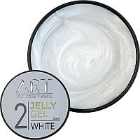 Гель для наращивания и моделирования ART Jelly Gel №2 White, 15 мл