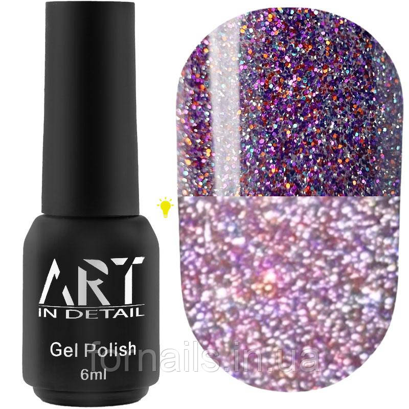 Гель-лак світловідбивний ART Flash Gel Polish №FG015, 6 мл