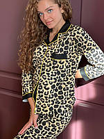 Леопардова піжма. Жіночий комплект для сну. Костюм повсякденний домашній., фото 9