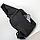 Сумка-рюкзак чоловіча шкіряна Handycover S357 чорна через плече, фото 5