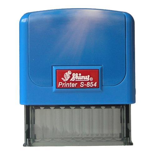 Оснастка для штампа 58x22 мм синя автоматична, Shiny S-854