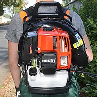 Повітродувка HECHT952 бензинова 2-тактна, 52см3, 2 к.с, поток 180 км/год, об'єм потоку 0,24 м3/с, фото 8