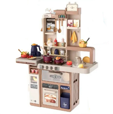 Кухня з водою і парою для дітей "Sprey Kitchen 889-232" висота 93 см 72 елементів
