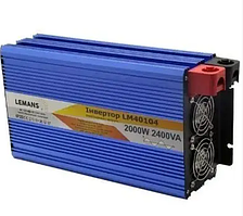 Інвертор Lemanso LM40104 з 12VDC до 230 V: AC 2000W: 2400VA