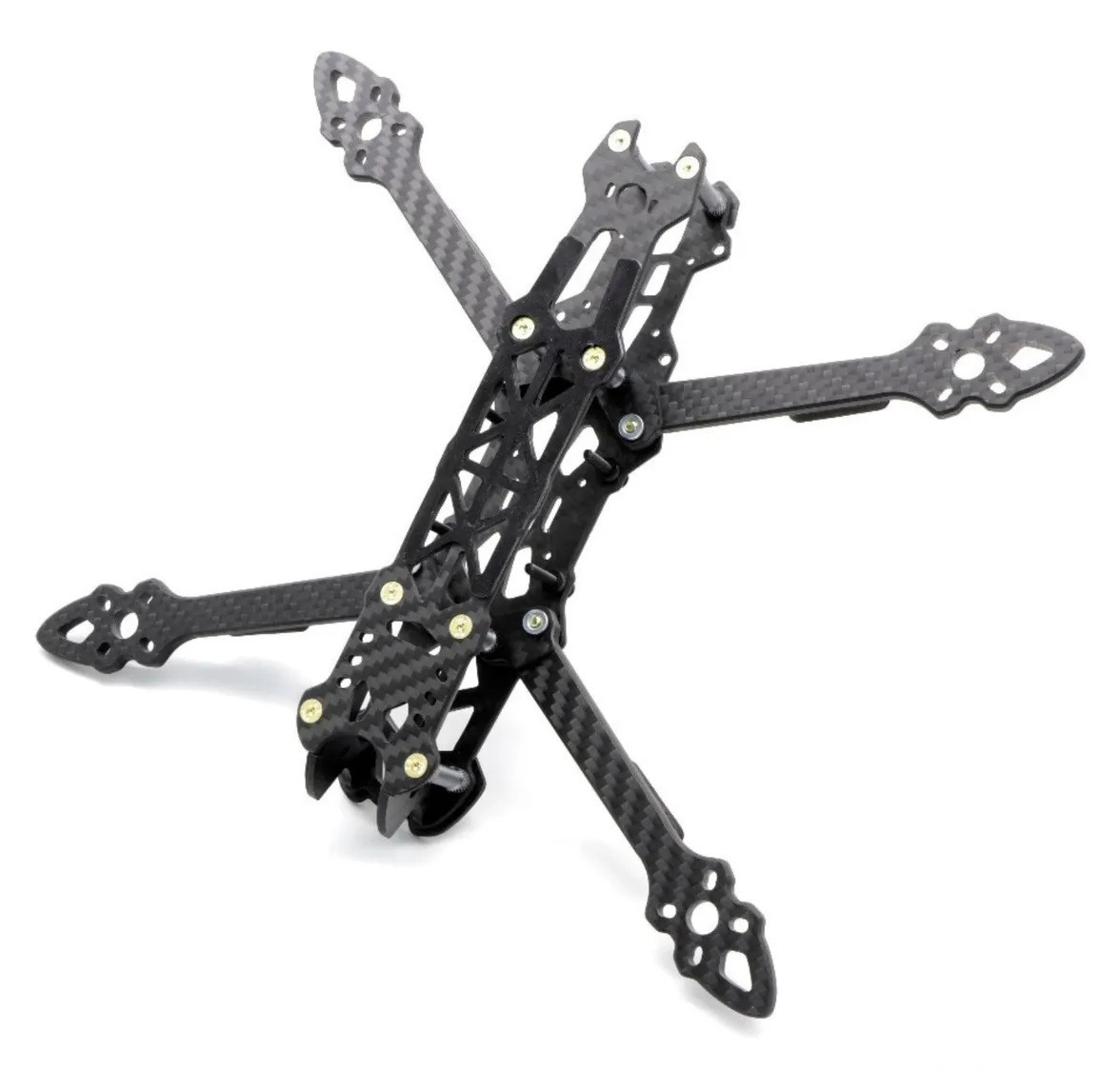 Рама 7" Mark4 295mm карбонова без принтів для FPV дронів, 145 грам