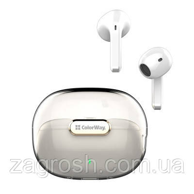 Promo Ціна! Навушники ColorWay Slim TWS-2 Earbuds White (CW-TWS2WT) - тільки на ZaGrosh.com.ua, фото 1