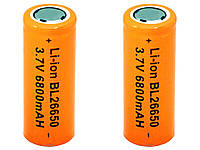 2X Аккумулятор RAKIETA 26650 6800 mAh Li-Ion батарея бaтарейка для фонариков фонарей шокеров и т.п Польша!