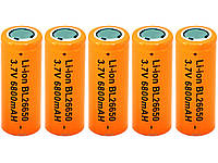 5X Аккумулятор RAKIETA 26650 6800 mAh Li-ion 3.7V с защитой батарейка батарея для фонариков фонарей Польша!