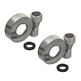 Змішувач настінний для кухні WEZER EKO12-01, нержавіюча сталь, фото 3