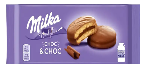 Milka Choc and Choc 150g 1/12