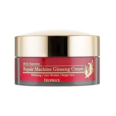 Антивіковий крем для обличчя з екстрактом женьшеню DEOPROCE Repair Machine Ginseng Cream 100g (М'ята коробка!)