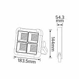 Прожектор на сонячній панелі+USB-C SMD LED 200W 1466Lm 3000K-4200K-6400K IP44, фото 5