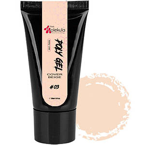 Полігель Molekula Poly Gel №03 Cover Beige бежевий, напівпрозорий, 30 мл