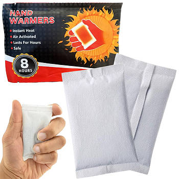 Грілка для рук хімічна, до 8 годин Hand warmers / Грілка, що самонагрівається для рук / Термохімічна грілка