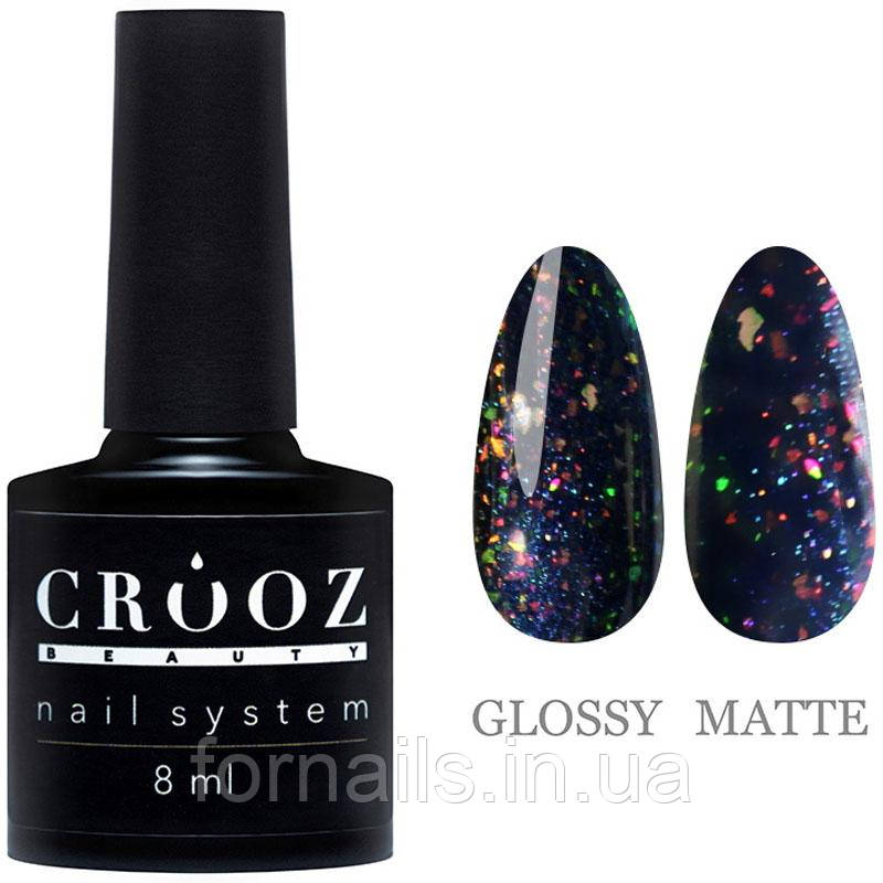Гель-лак CROOZ Cat Eye Mercury 04 синій з поталлю, 8 мл, фото 1