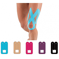 Тейп для коліна Pre-cut, кінезіо пластир для коліна (упаковка 2 шт), беж
