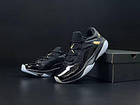 Мужские демисезонные очень легкие кроссовки Nike Air Jordan 11 cmft , черные качественные