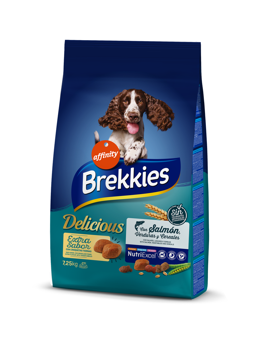 Сухий корм для дорослих собак усіх порід Brekkies (Брекіс) Dog Delice Fish з рибою 7.25 кг
