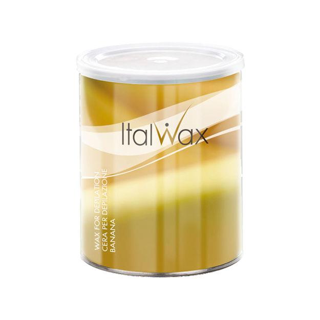 Теплий віск в банці для депіляції ItalWax, Банан, 800 мл