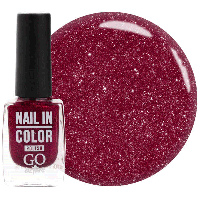 Лак для нігтів Nail Polish GO ACTIVE 008 (ягідно-бордовий з шиммером), 10 мл