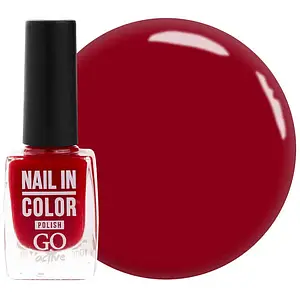 Лак для нігтів Nail Polish GO ACTIVE 011 (червоний), 10 мл