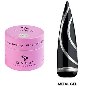 Гель-фарба для нігтів DNKa Metal Gel, 5 мл