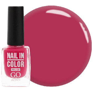 Лак для нігтів Nail Polish GO ACTIVE 013 (квітково-рожевий), 10 мл
