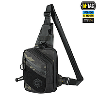 M-Tac сумка тактическая Sling Pistol Bag Elite Hex с липучкой Multicam Black/Black