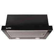 Витяжка телескопічна VENTOLUX GARDA 60 BK (700) LED, фото 3