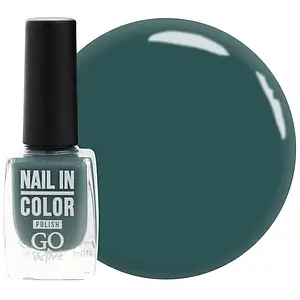 Лак для нігтів Nail Polish GO ACTIVE 018 (зелений мох), 10 мл