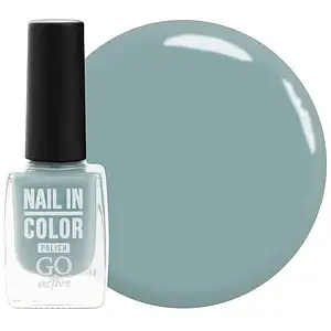 Лак для нігтів Nail Polish GO ACTIVE 020 (м'ятний попіл), 10 мл