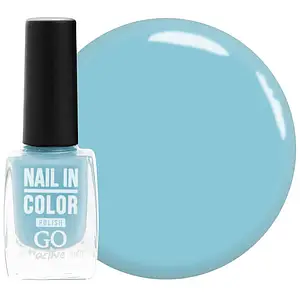 Лак для нігтів Nail Polish GO ACTIVE 021 (блакитний), 10 мл