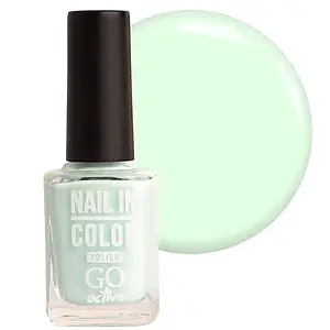 Лак для нігтів Nail Polish GO ACTIVE 070 (молочно-салатовий шийк), 10 мл