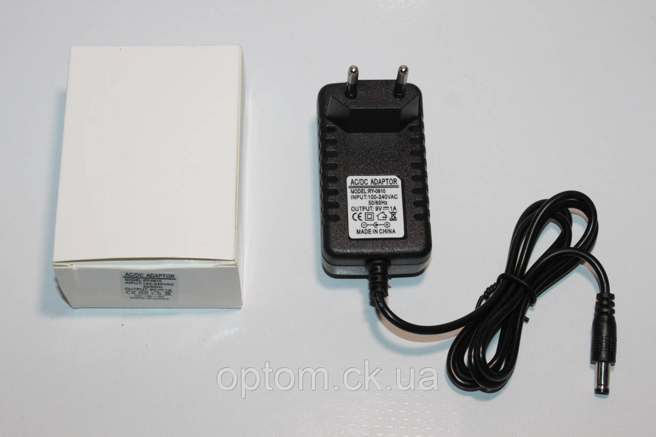 Блок живлення 9V 1A (5.5\2.5mm) Box, фото 1