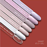 NAILSOFTHEDAY Smart Jelly gel 02 — білий будівельний гель желе для нігтів, 15 мл, фото 4
