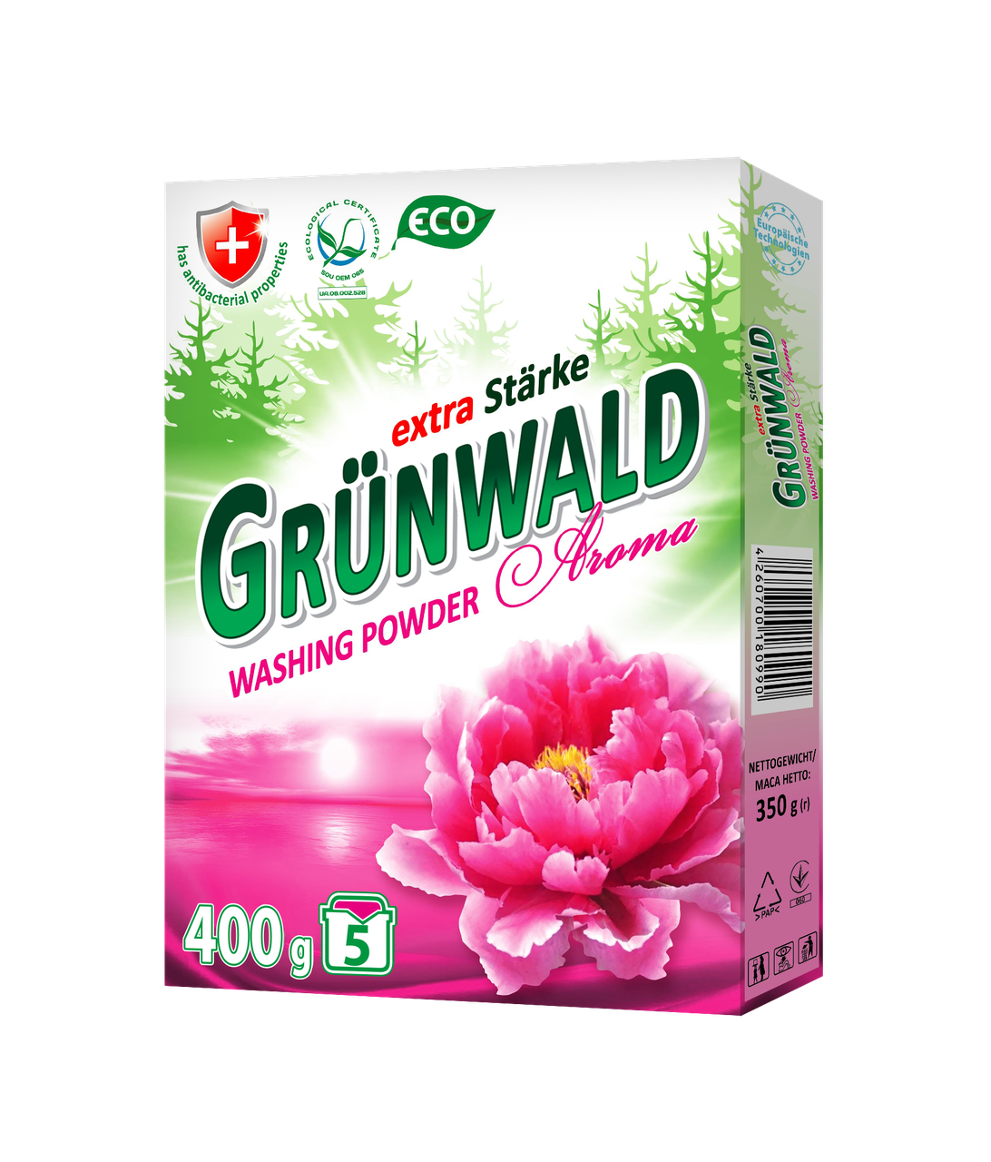 Пральний порошок ТМ Grunwald 400 г