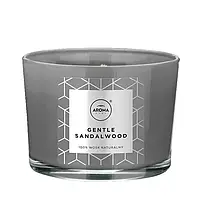 Ароматическая свеча Aroma Home Elegance - Gentle Sandalwood 115 г