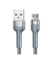 Кабель Remax Jany Series USB to Micro-USB Silver (RC-124M)