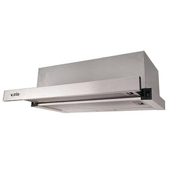 Витяжка телескопічна 60 см неіржавка Ventolux GARDA 60 INOX (700) LED 2S, фото 1