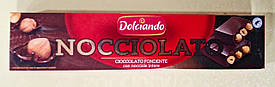 Шоколад Dolciando Nocciolato з цілим фундуком чорний 250 г