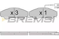 Колодки передние тормозные Jumper/Ducato/Boxer 02- (1.8t), Bremsi (BP2998)