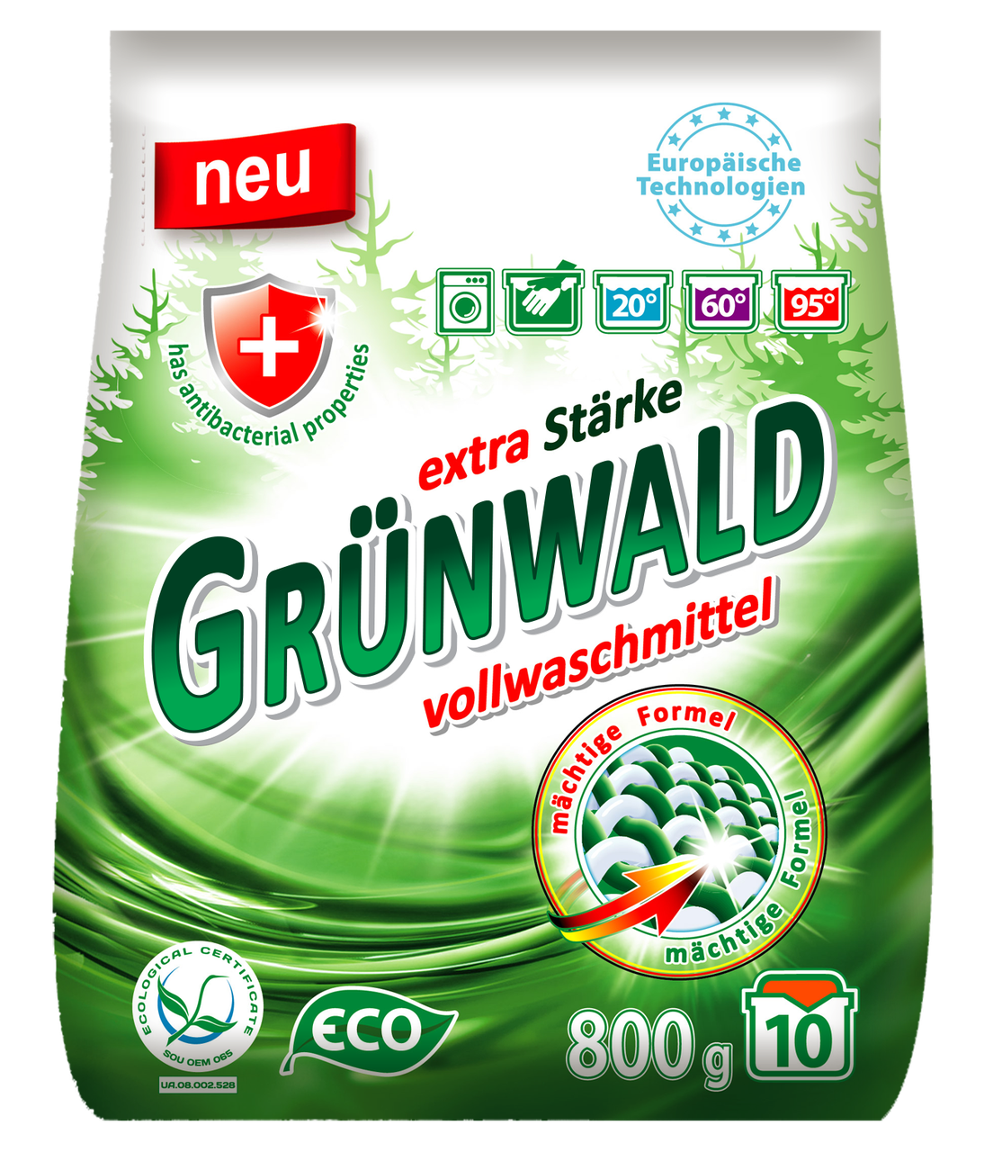 Пральний порошок ТМ Grunwald  800 г