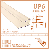 Торцевий полікарбонатний профіль UP 10 мм прозорий, фото 7