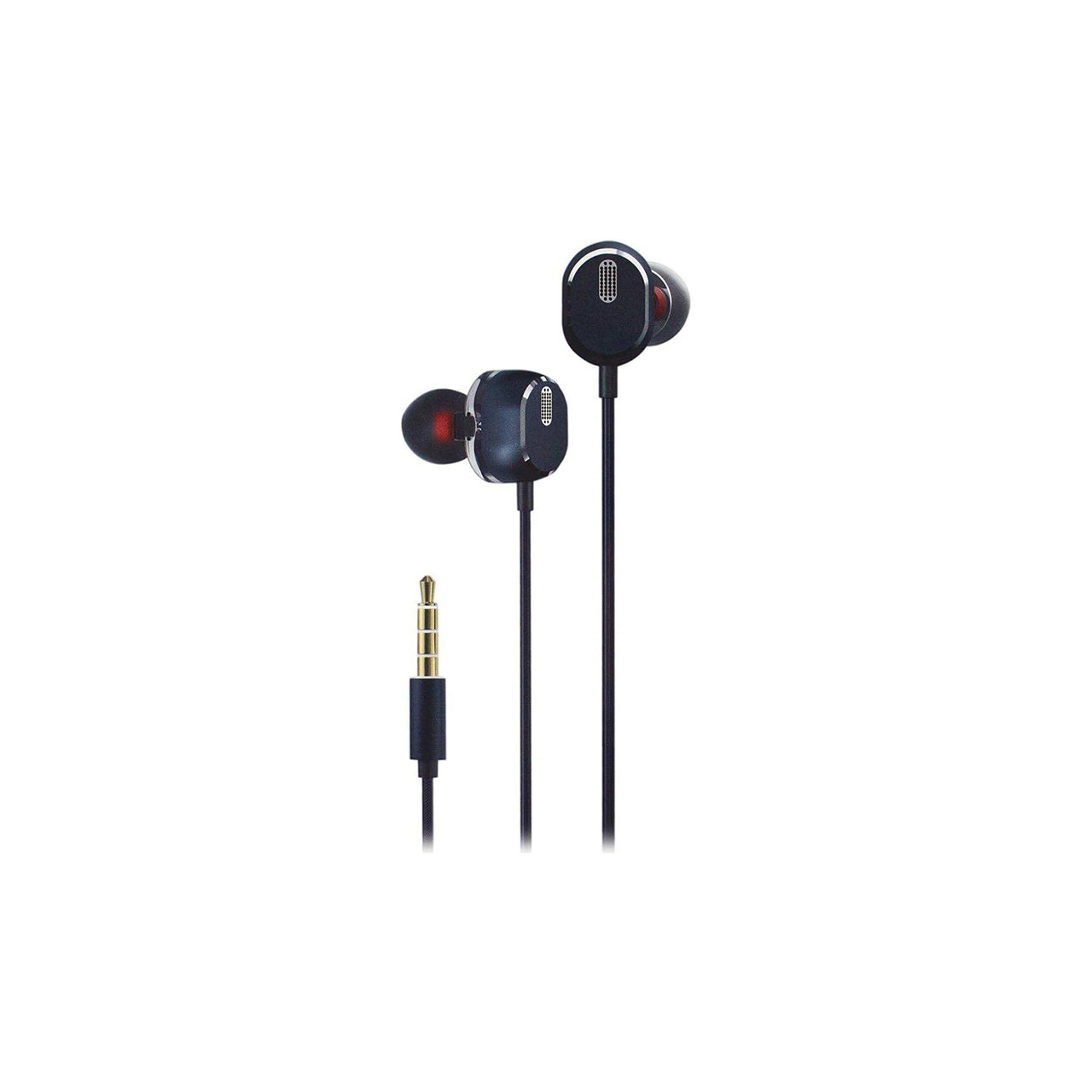 Провідні навушники з мікрофоном HP DHE-7003 Volume Control Black
